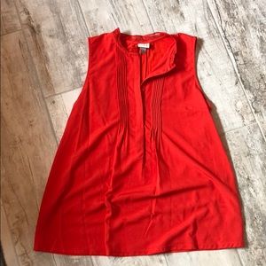 NWT Flowing Orange Tank top